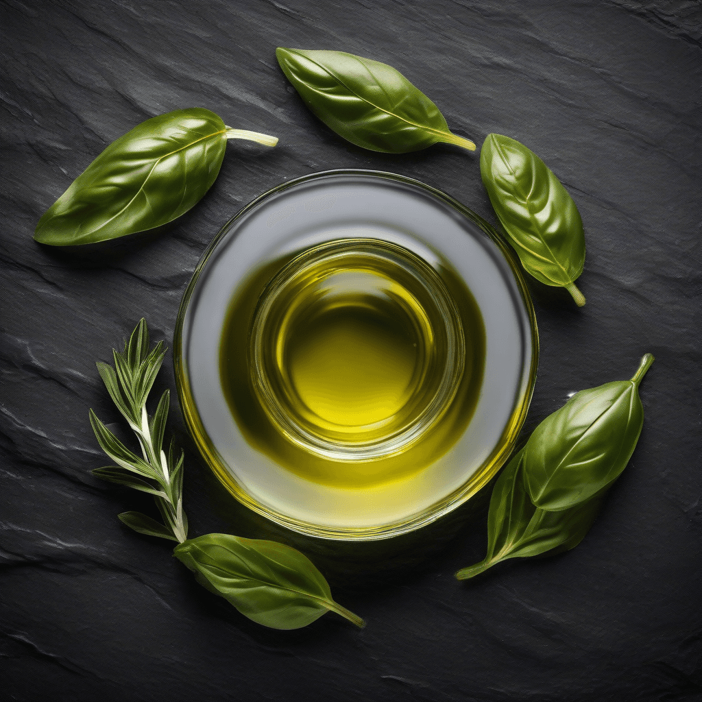 Basil-Infused Olive Oil
