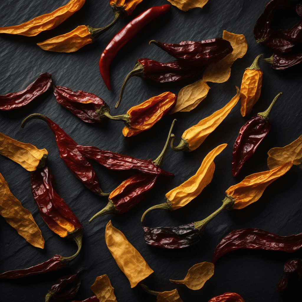 mixed dried chiles