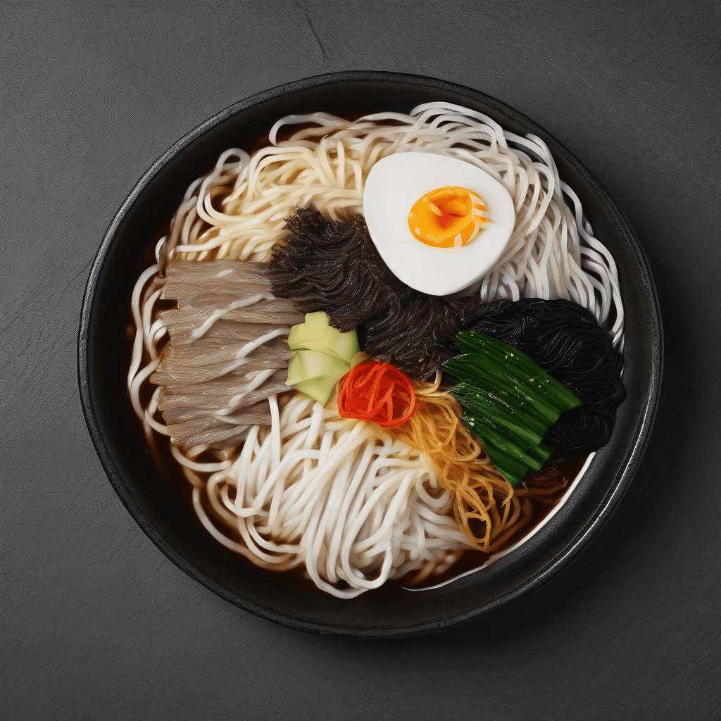 naengmyeon noodles
