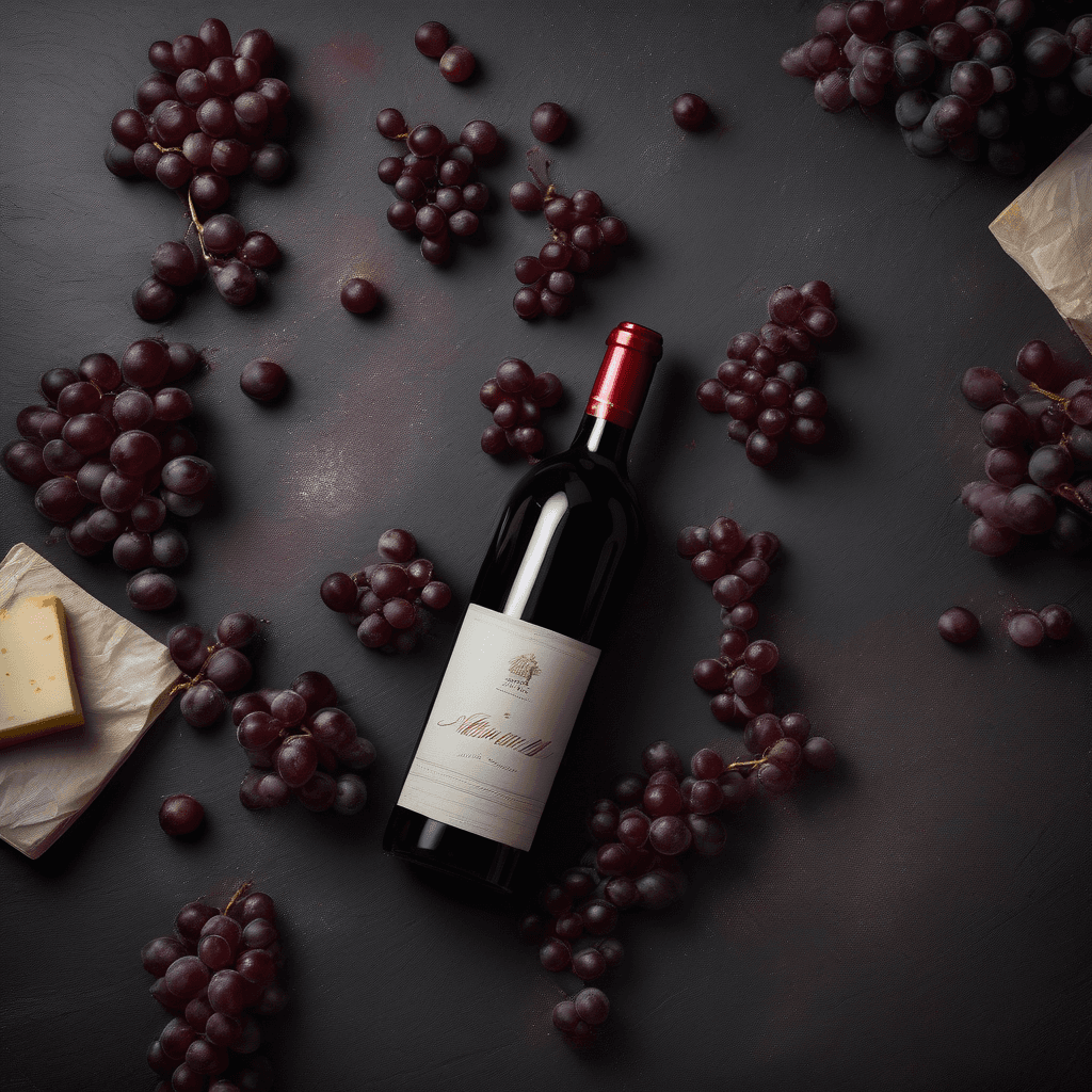 red burgundy wine