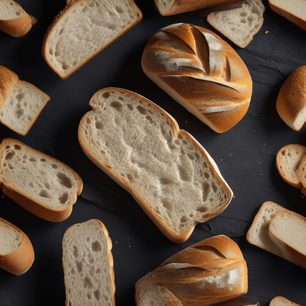 unsliced white bread