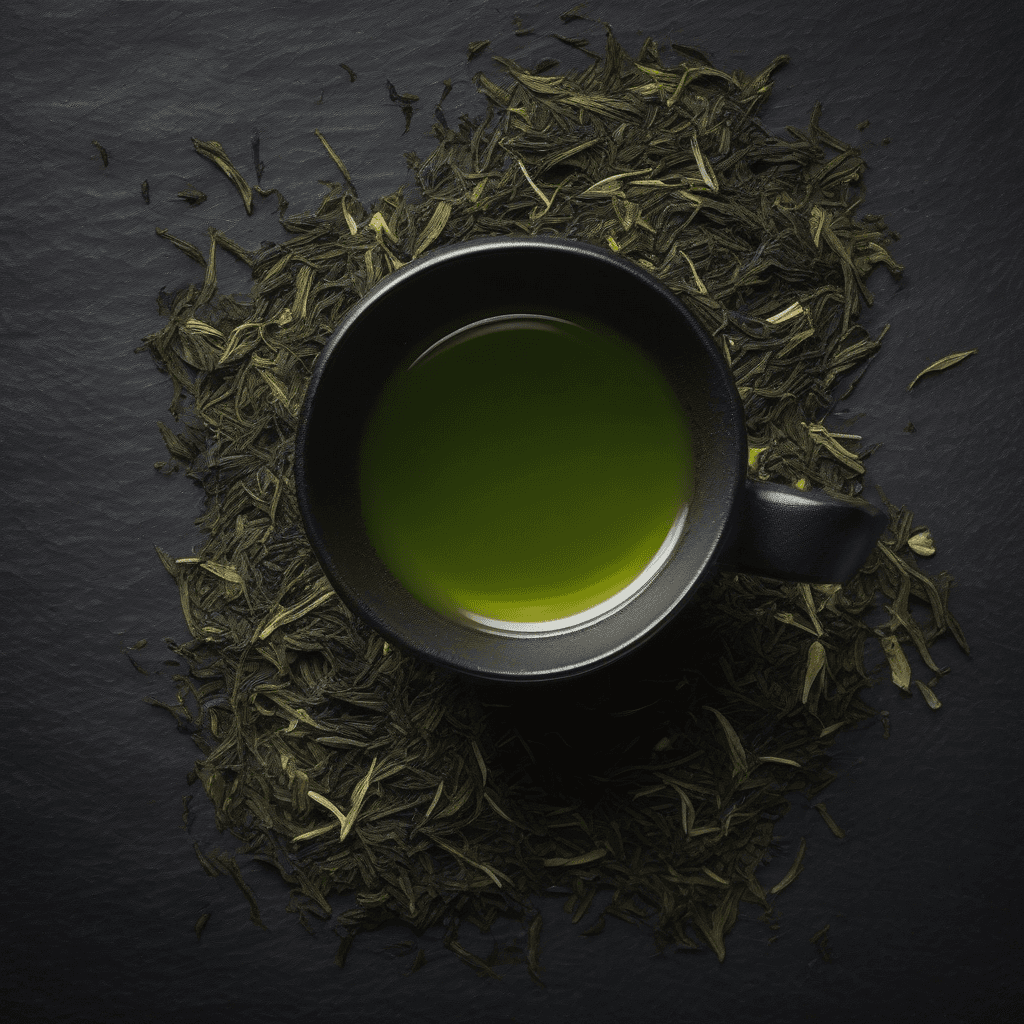 hot green tea sencha